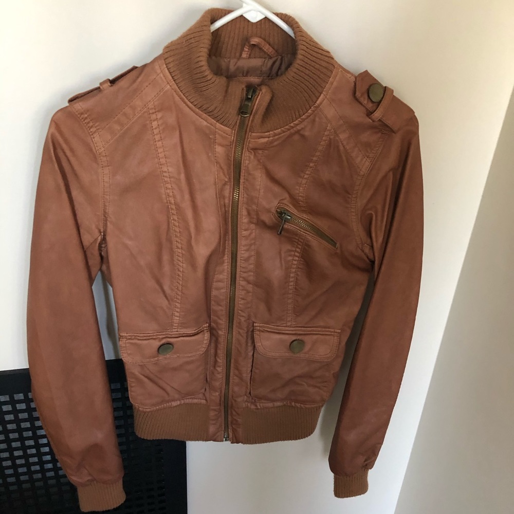 Fo leather coat target brand
